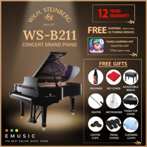 Wilh. Steinberg B211 New Acoustic German Grand Piano (B211 / Wilh.Steinberg)