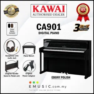 Kawai CA901 Ebony Polish 88-key Digital Piano Home Electric Piano Keyboard