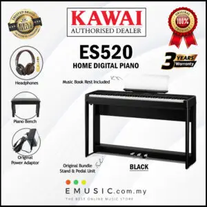 Kawai ES520 88-key Digital Piano Home Portable Electric Piano Keyboard (ES-520 / ES 520)
