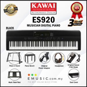 Kawai ES920 88-key Digital Piano Home Portable Electric Piano Keyboard (ES-920 / ES 920)
