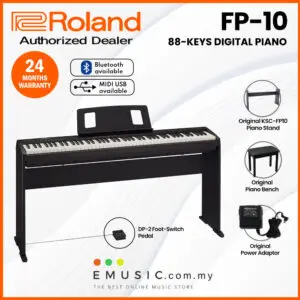 Roland FP-10 88-key Affordable Budget Home Package Digital Piano (FP10 / FP 10)