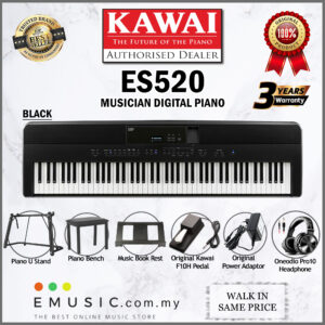 Kawai ES520 88-key Digital Piano Home Portable Electric Piano Keyboard (ES-520 / ES 520)