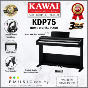 Kawai KDP-75 88-key Digital Piano Home Portable Electric Piano Keyboard (KDP75 / KDP 75)