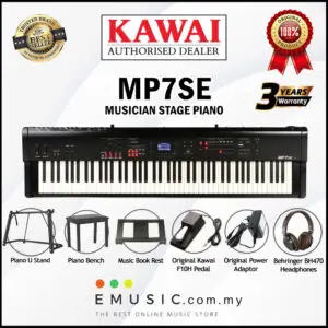 Kawai MP7SE 88-key Stage Piano Digital Piano Home Portable Electric Piano Keyboard (MP-7-SE / MP 7 SE)