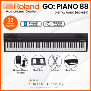 Roland GO:PIANO 88 Keys Digital Piano With Note Stand And Adapter