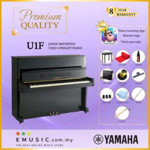 PREMIUM QUALITY YAMAHA U1F - Used Acoustic Upright Piano Japan Imported Local Refurbish Recon Piano U1F