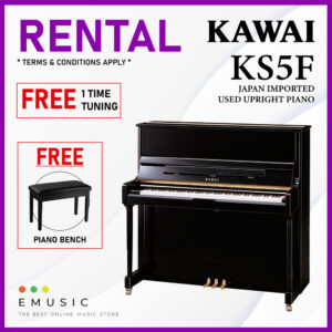 *RENTAL* Kawai KS5F Used Acoustic Upright Piano Japan Imported Local Refurbish Recon Piano (KS5F)