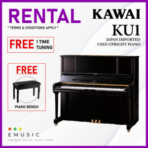 *RENTAL* Kawai KU1 Used Acoustic Upright Piano Japan Imported Local Refurbish Recon Piano (KU1)