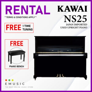 *RENTAL* Kawai NS25 Used Acoustic Upright Piano Japan Imported Local Refurbish Recon Piano (NS25)