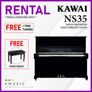 *RENTAL* Kawai NS35 Used Acoustic Upright Piano Japan Imported Local Refurbish Recon Piano (NS35)