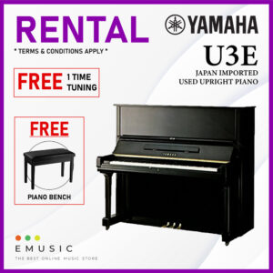 *RENTAL* YAMAHA U3E Used Acoustic Upright Piano Japan Imported Local Refurbish Recon Piano (U3E)