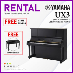 *RENTAL* YAMAHA UX3 Used Acoustic Upright Piano Japan Imported Local Refurbish Recon Piano (UX3)