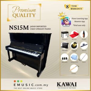 PREMIUM QUALITY Kawai NS15M - Used Acoustic Upright Piano Japan Imported Local Refurbish Recon Piano NS15M