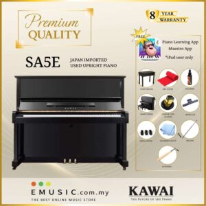 PREMIUM QUALITY Kawai SA5E - Used Acoustic Upright Piano Japan Imported Local Refurbish Recon Piano SA5E