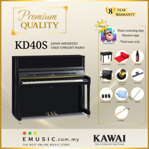 PREMIUM QUALITY Kawai KD40S - Used Acoustic Upright Piano Japan Imported Local Refurbish Recon Piano KD-40S