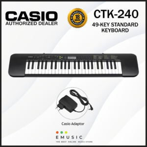 Casio CTK240 49-Keys Standard Keyboard (CTK-240 / CTK 240)