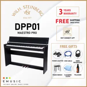 Wilh.Steinberg DPP01 Maestro Pro – Progressive Hammer Action Upright Digital Piano