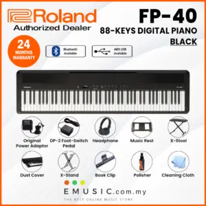 Roland FP-40 88-key Digital Piano Musician Package (FP40 / FP 40)