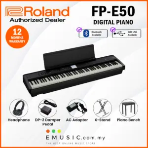 Roland FP-E50 88-key Digital Piano (FPE50 FP E50 FP90-E50)