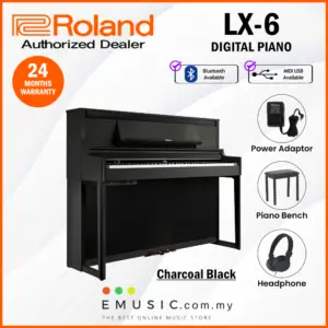 Roland LX-6 88-key Digital Piano with Bluetooth (LX6 / LX 6)