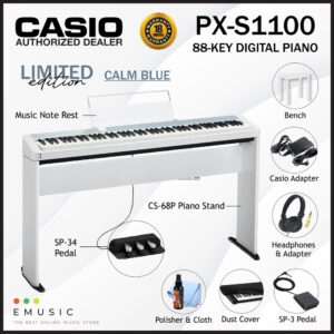 Casio LIMITED EDITION PX-S1100 88-key Digital Piano Home Package (PXS1100 / PX S1100)