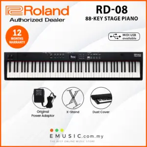 Roland RD-08 88-key Stage Piano with Speakers (RD-08 / RD 08)