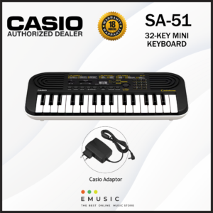 Casio SA-51 32-Keys Portable Mini Keyboard Electronic Piano (SA 51 / SA51)
