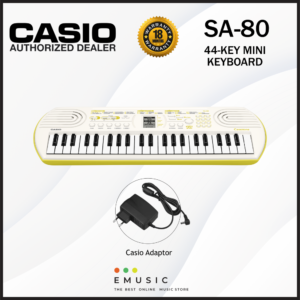Casio SA-80 44-Keys Casiotone Portable Mini Keyboard Electronic Piano (SA 80 / SA80)
