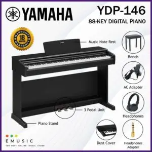 Yamaha YDP-146 88-key Digital Piano Starter Package (YDP 146 / YDP146)